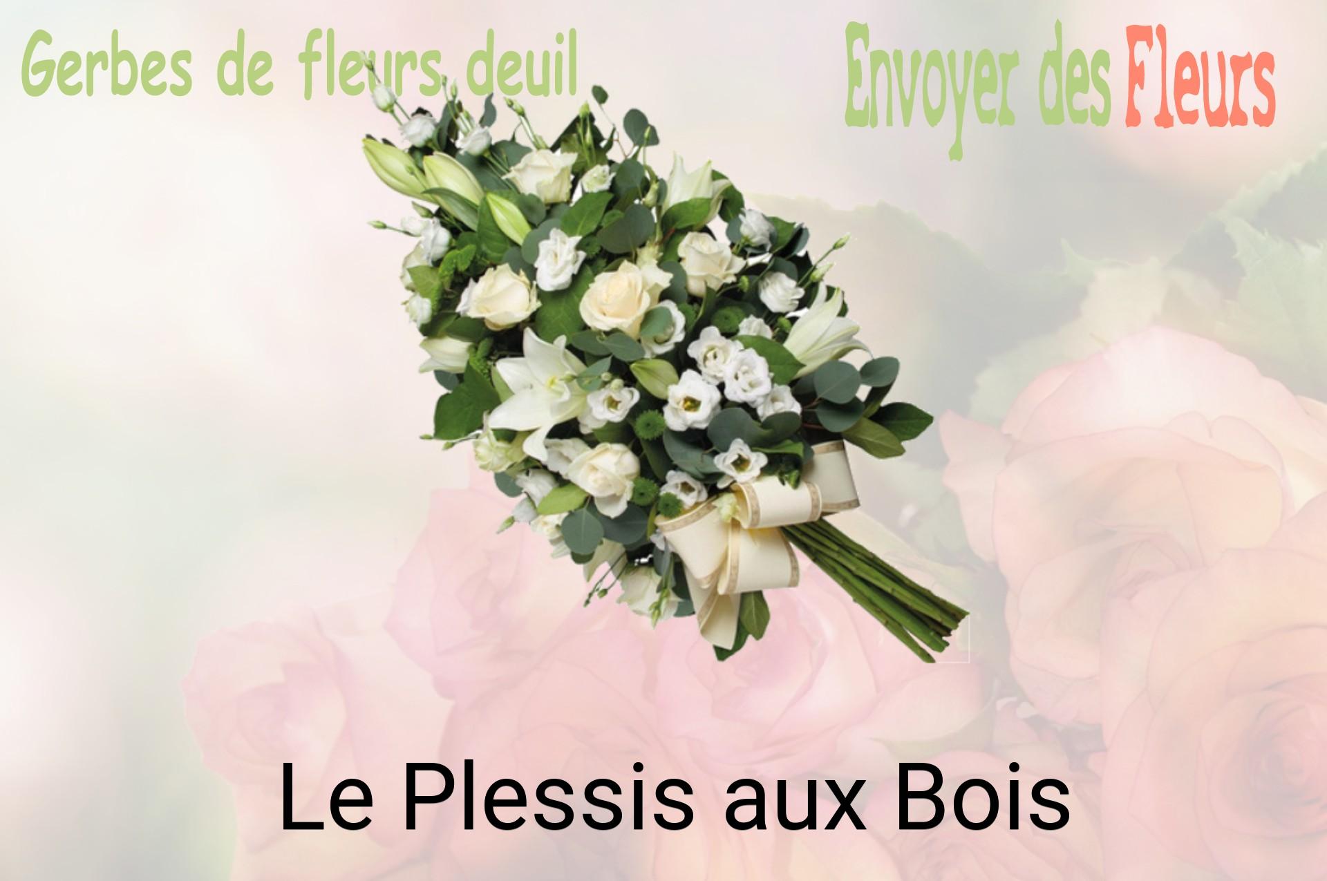 Gerbe de fleurs de deuil livrée à Le Plessis-aux-Bois